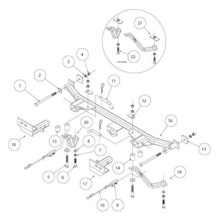 Roadmaster 1998-2007 HONDA ACCORD TOW BAR MNTG BRKT KIT 1545-1